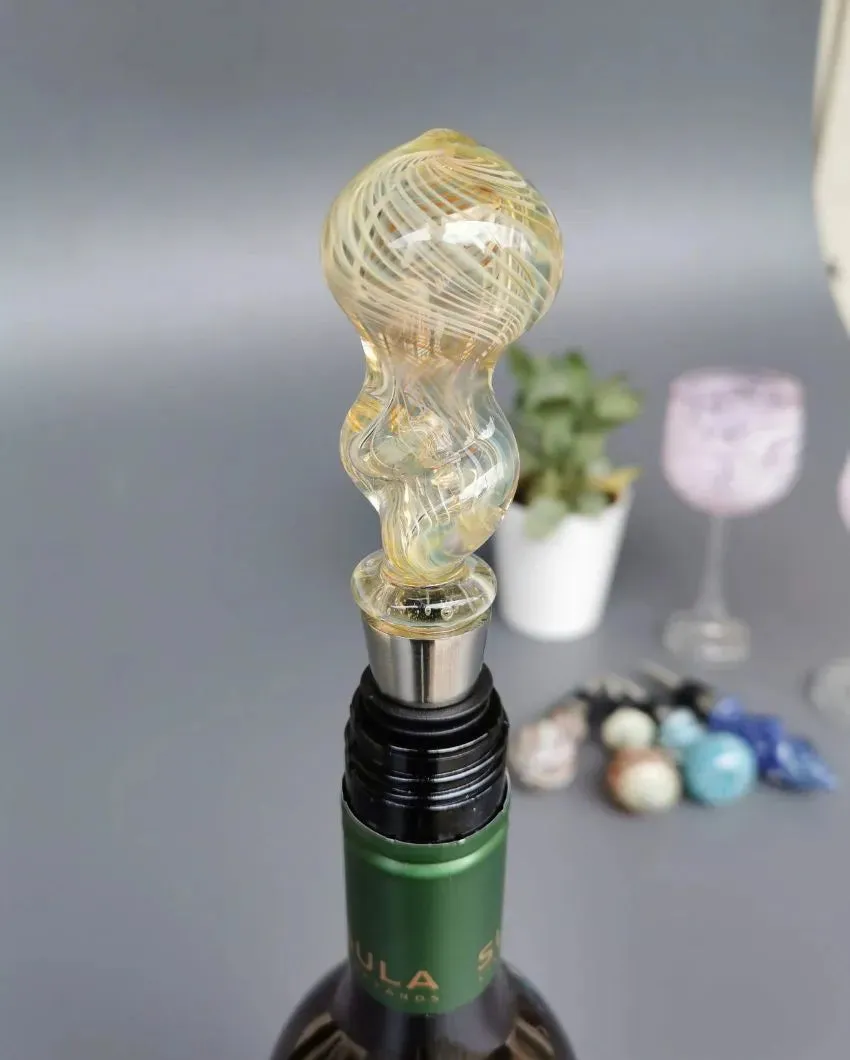 Reno Handblown Glass Wine Stopper | 1 x 9 inches