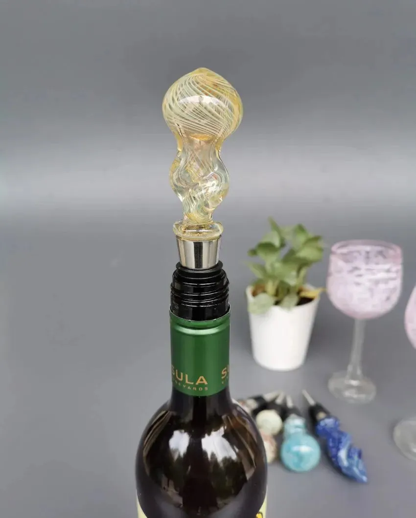 Reno Handblown Glass Wine Stopper | 1 x 9 inches