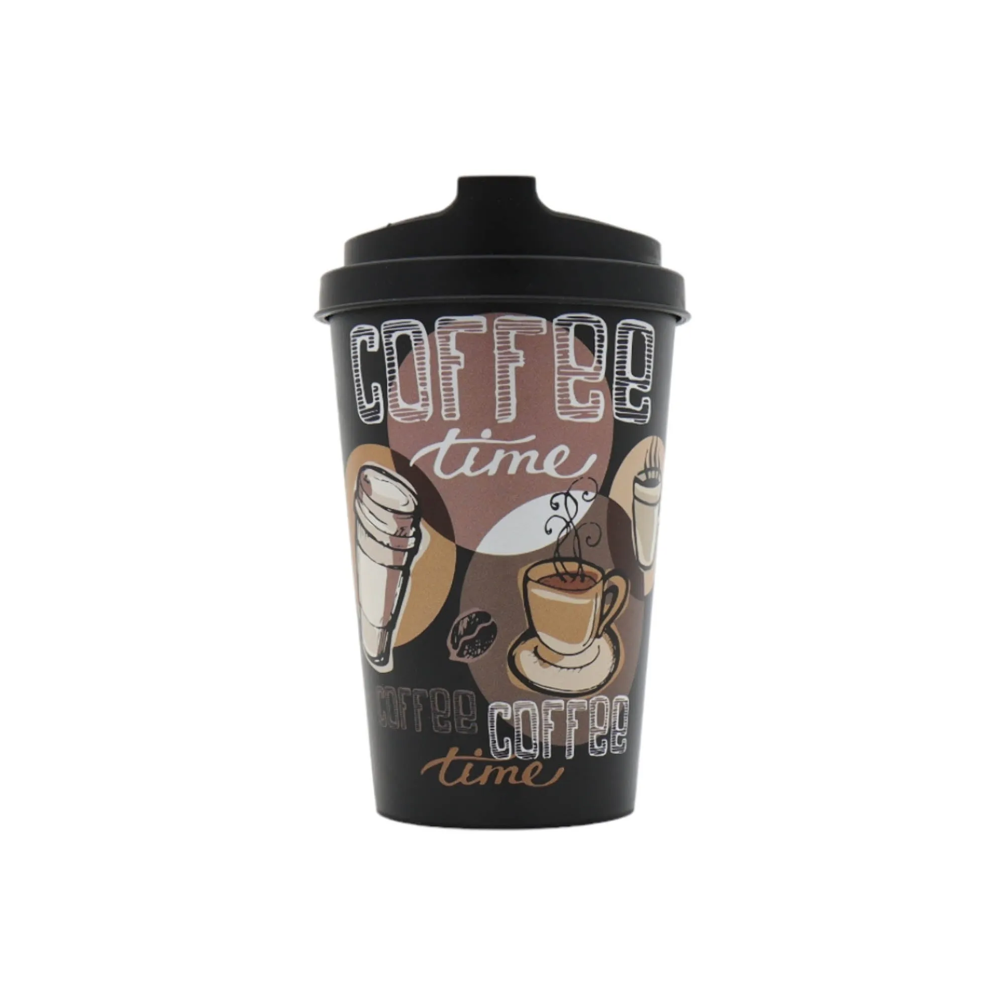 Reusable Takeaway Coffee Cup 340ml Coffee Design