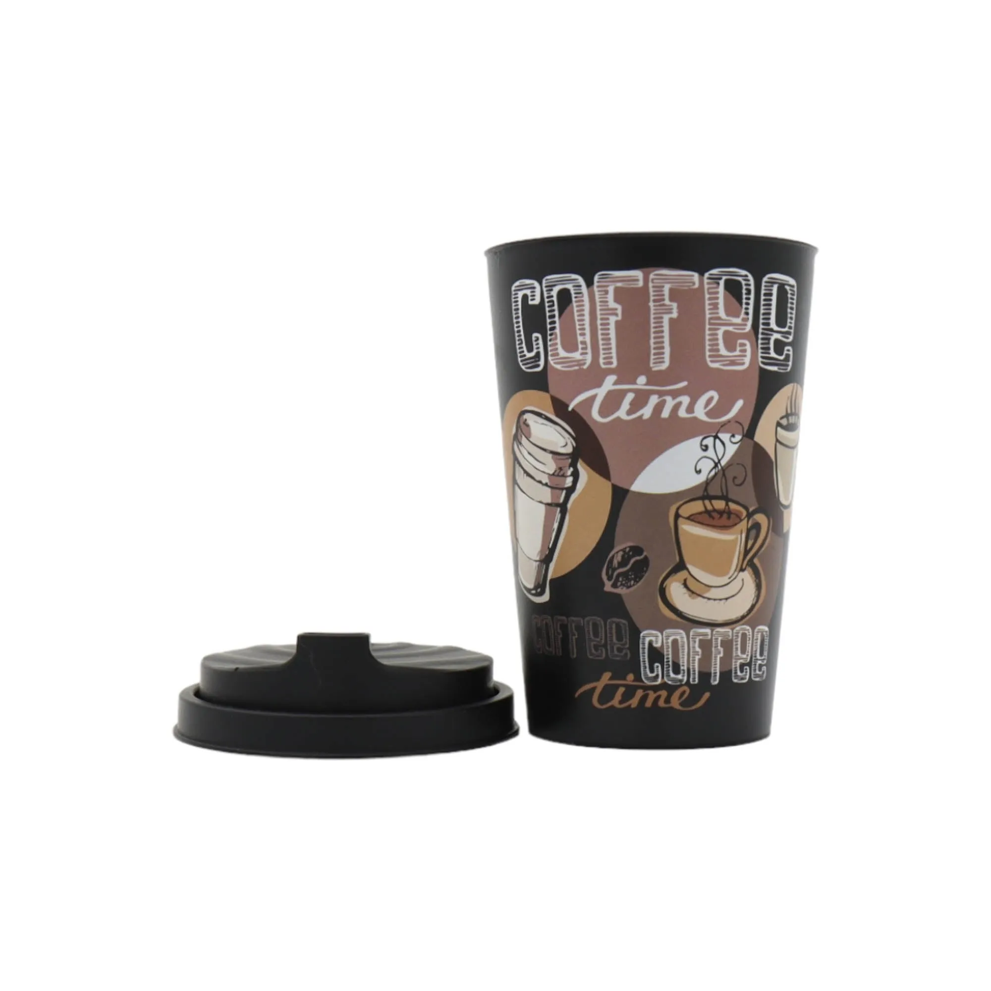 Reusable Takeaway Coffee Cup 340ml Coffee Design