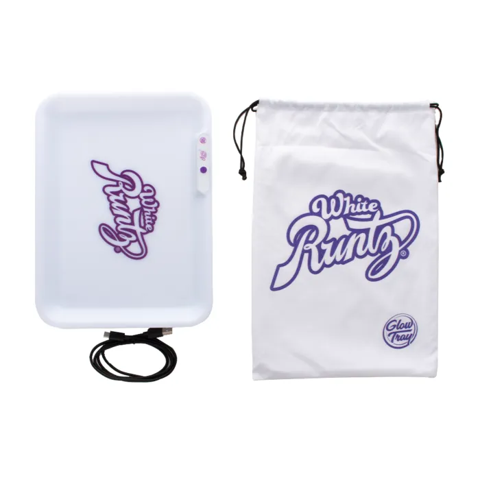 SALE!! Runtz White LED Glow Tray X - USB Rolling Tray