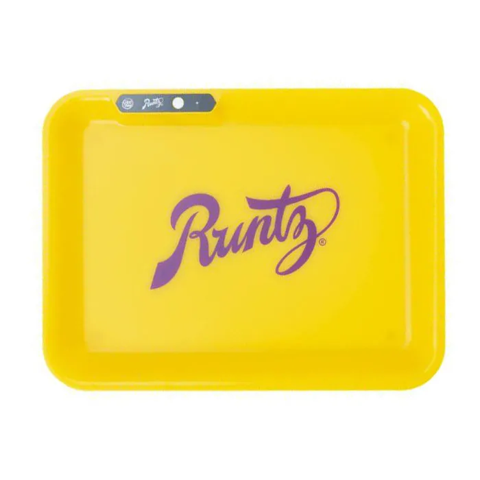 SALE!! Runtz - Yellow LED Glow Tray X - USB Rolling Tray