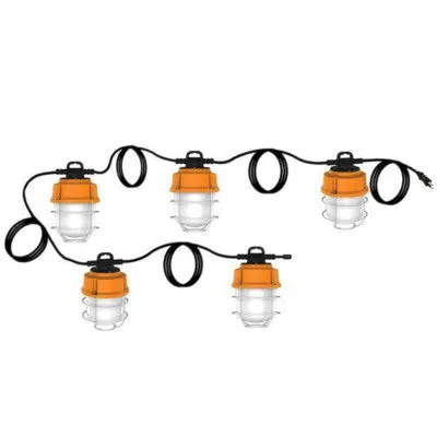 Satco S8976 High Lumen Industrial/Commercial 50 ft LED String Light