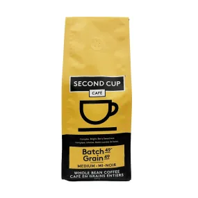 Second Cup Batch 49 Medium Roast Whole Bean Coffee, 312 g