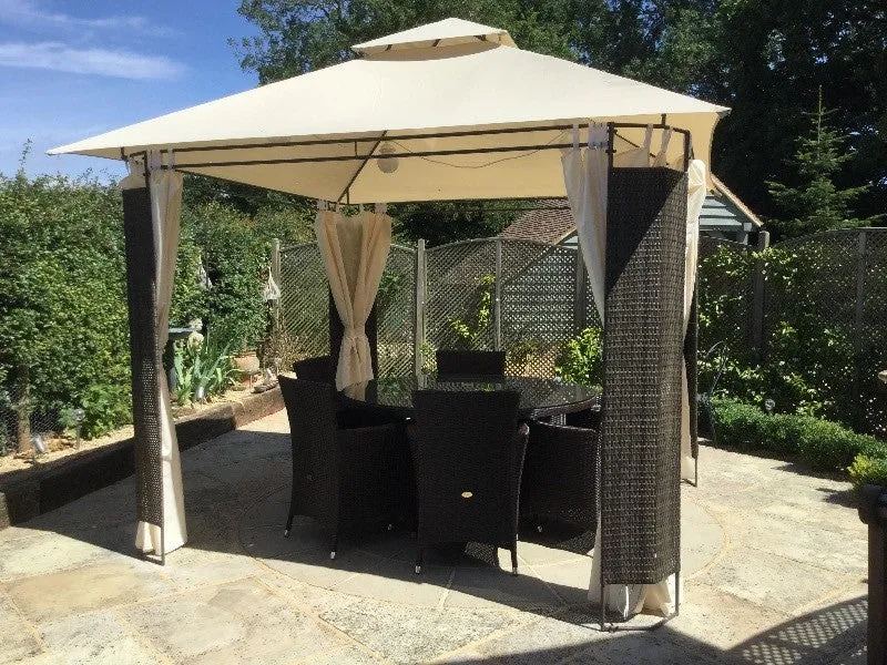 Side Panel Set for 3m x 3m Patio Gazebo - Set of 4 - Universal