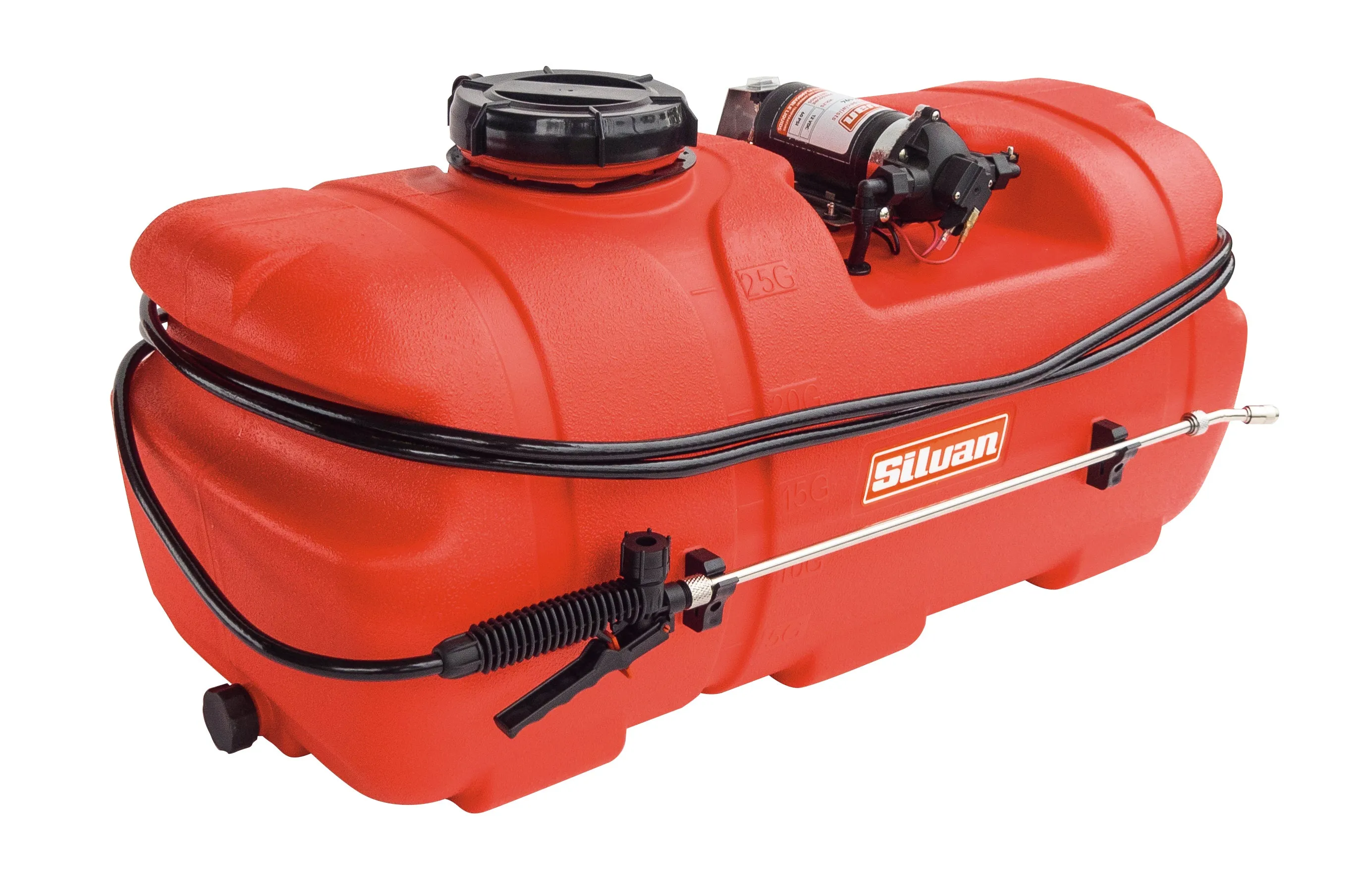 Silvan 100L Redline 12 Volt Spotpak Sprayer With Trailer and Boomless Nozzle Kit