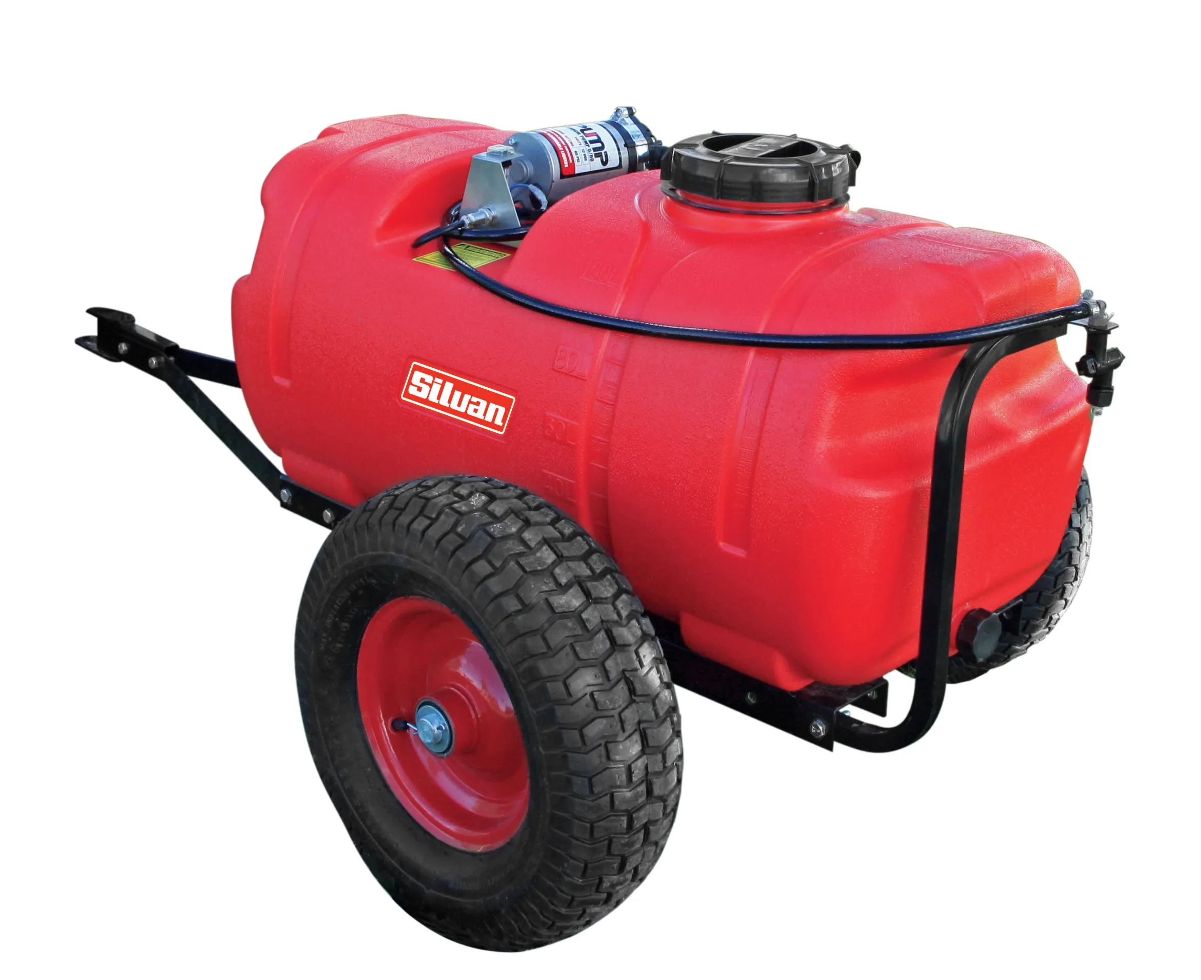 Silvan 100L Redline 12 Volt Spotpak Sprayer With Trailer and Boomless Nozzle Kit