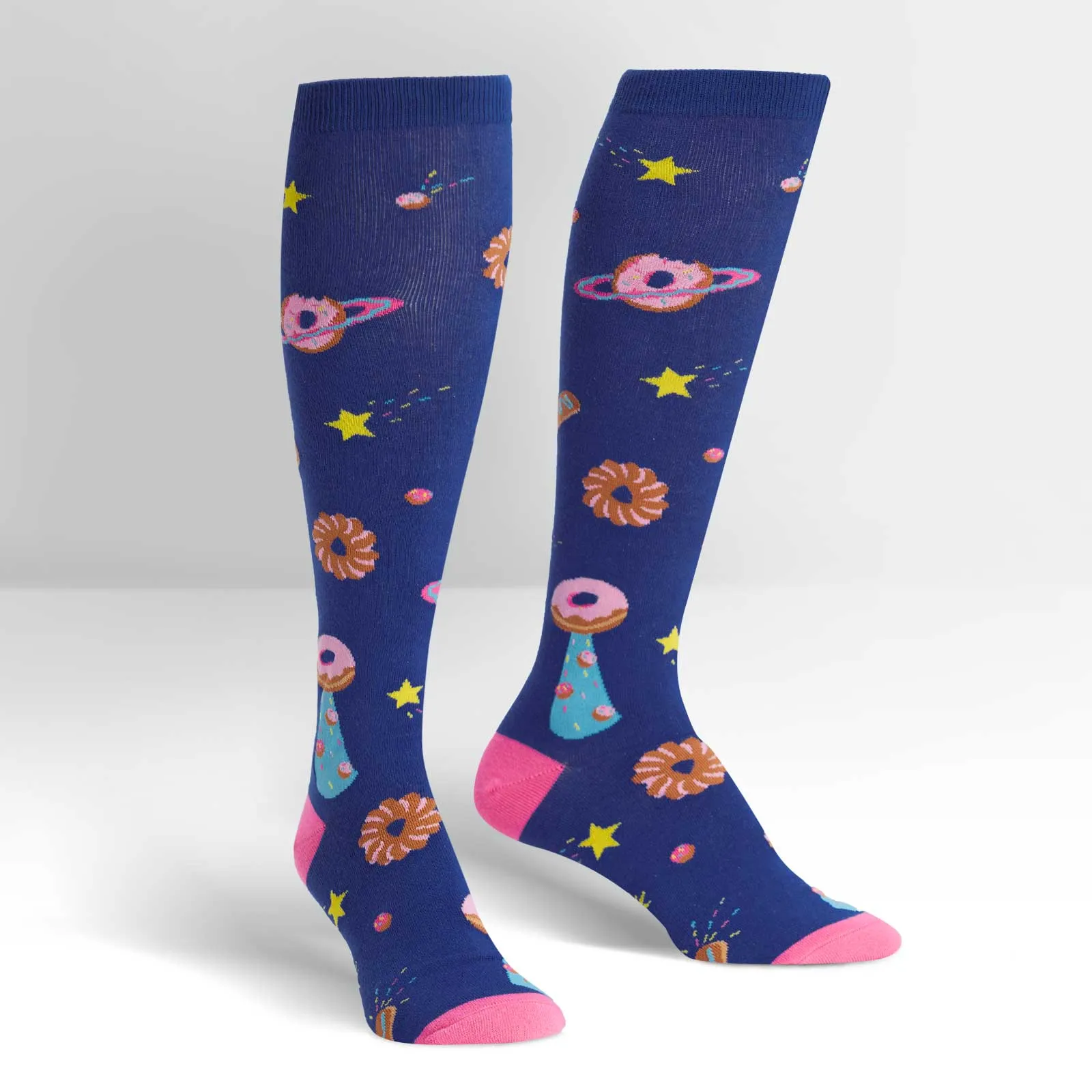 Sock It To Me Women's Knee High Socks - Glazed Galaxy