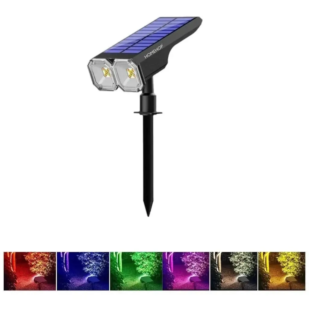 Solar Led Spot Lights For Garden Outdoor Home Landscape Decoration Light, Waterproof