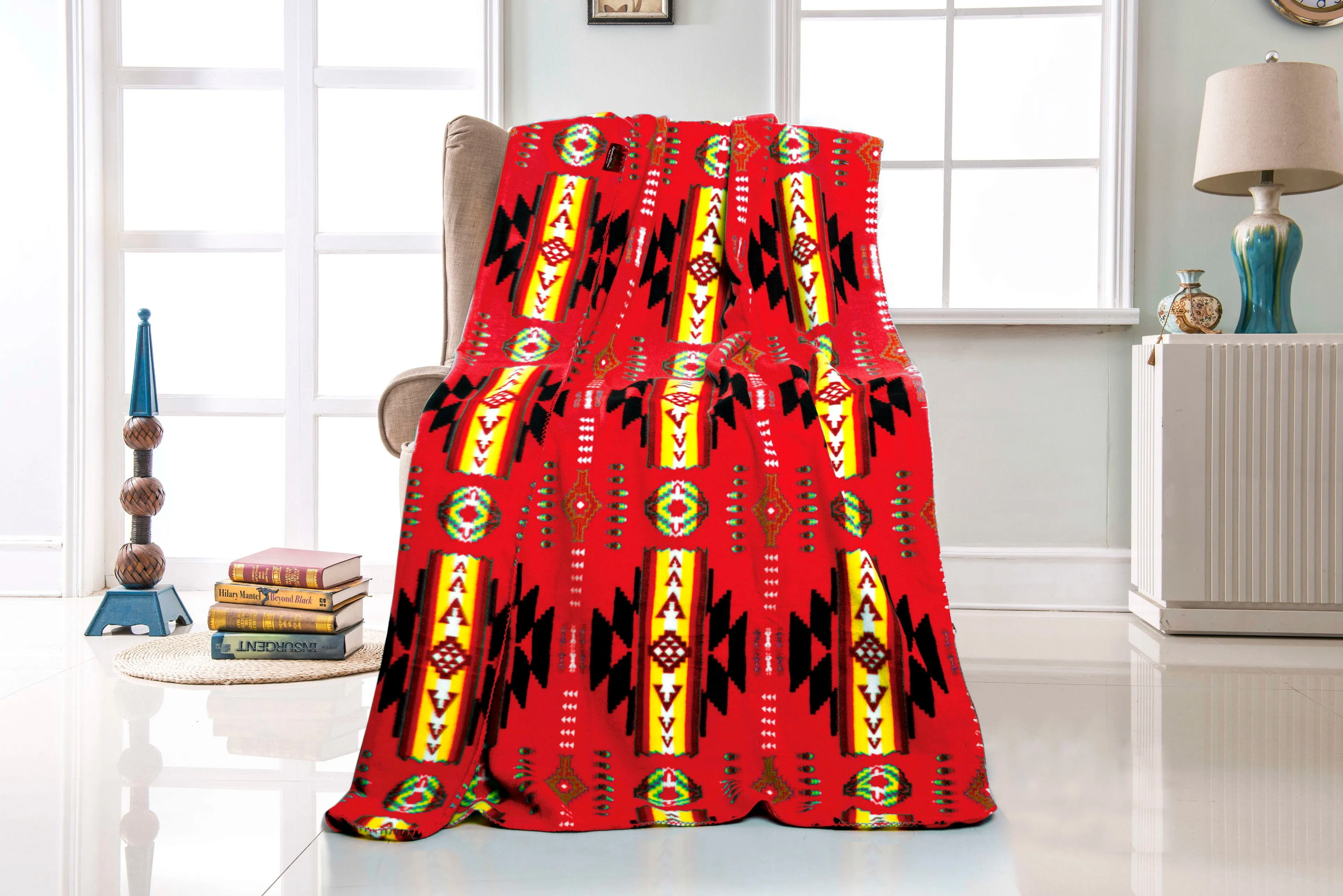 Southwest Polar Fleece Throw Blanket - 50x60