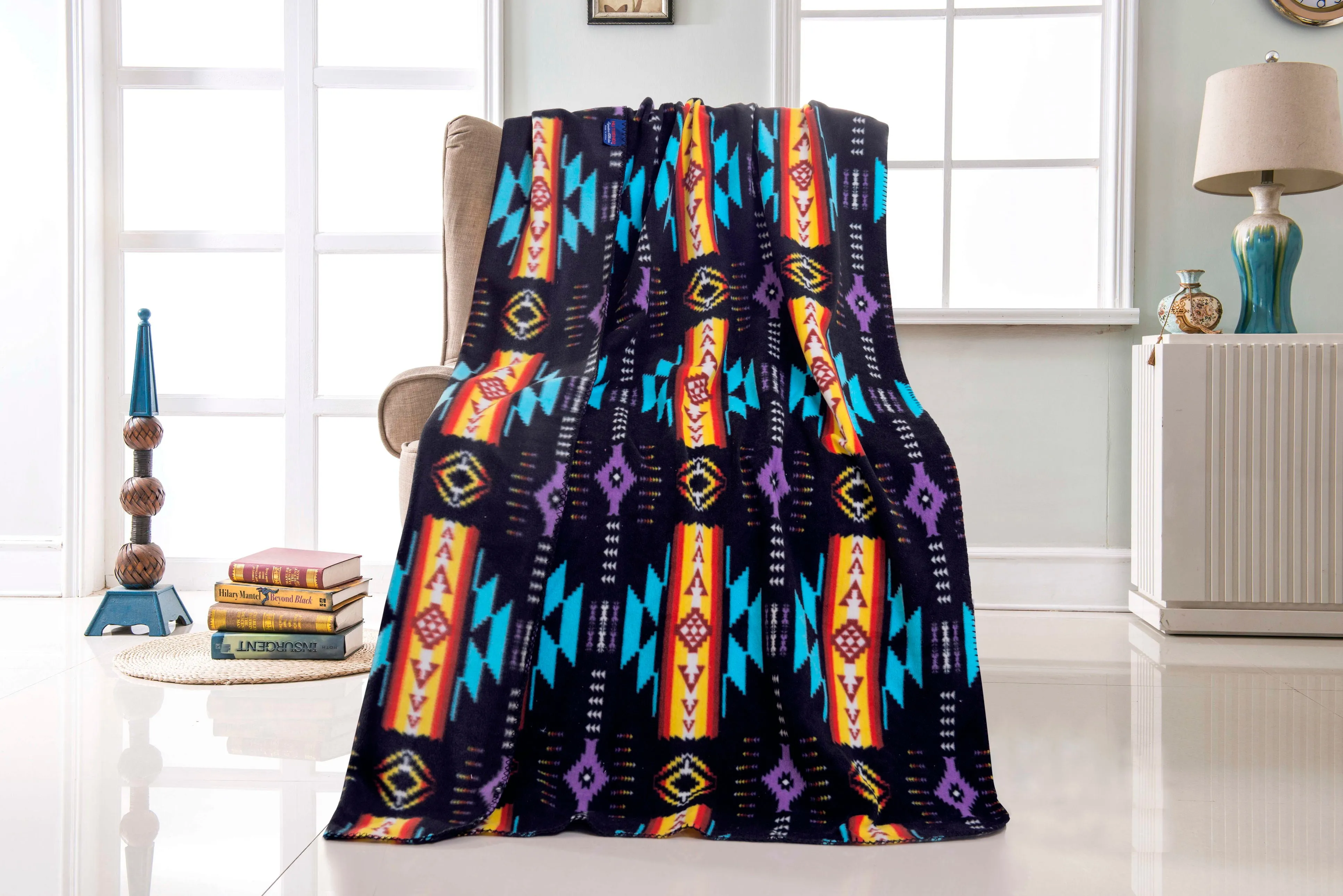 Southwest Polar Fleece Throw Blanket - 50x60