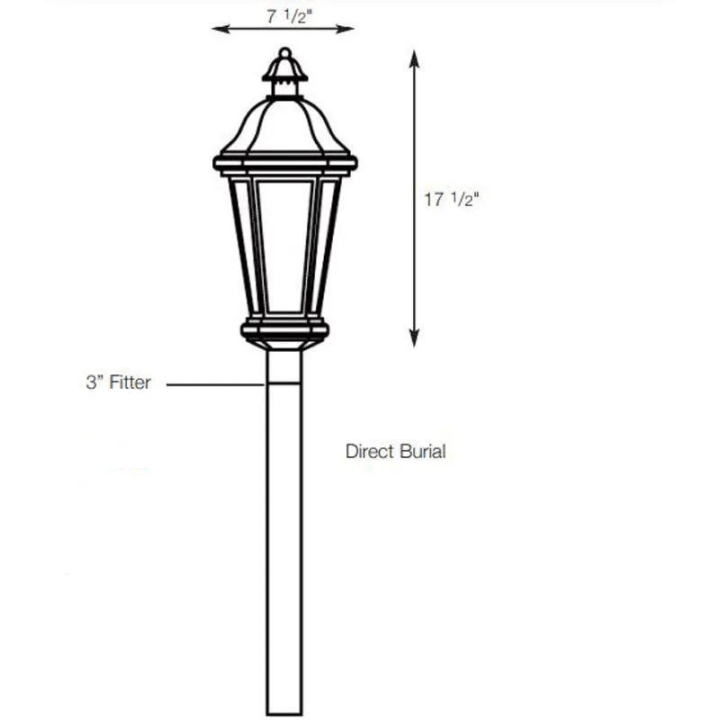 SPJ Lighting SPJ27-04A Post Lantern