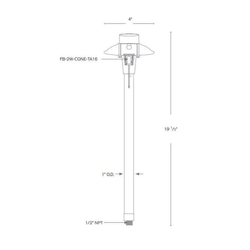 SPJ Lighting SPJ401 2W LED Walkway Light 12V