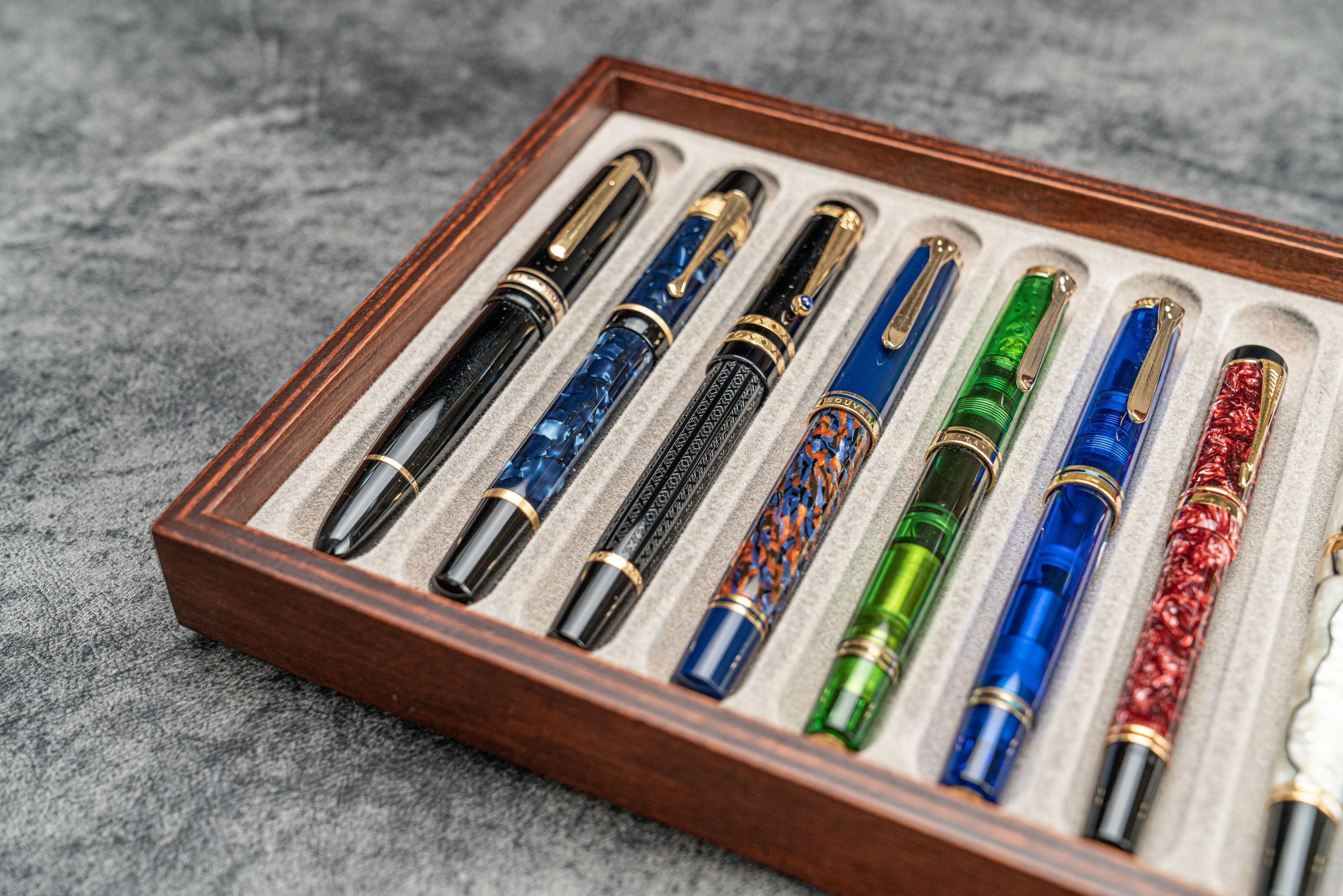 Stack & Store Wood Pen Display Box - Without Top