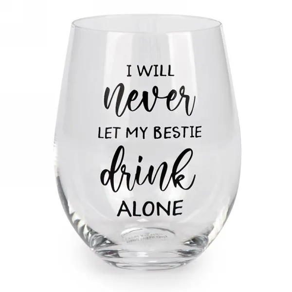 Stemless Wine Glass