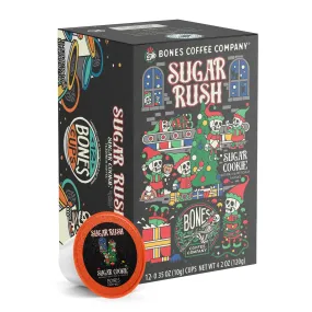 Sugar Rush Bones Cups - 12 Count