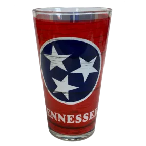 Tennessee Tri Star pint sized glass