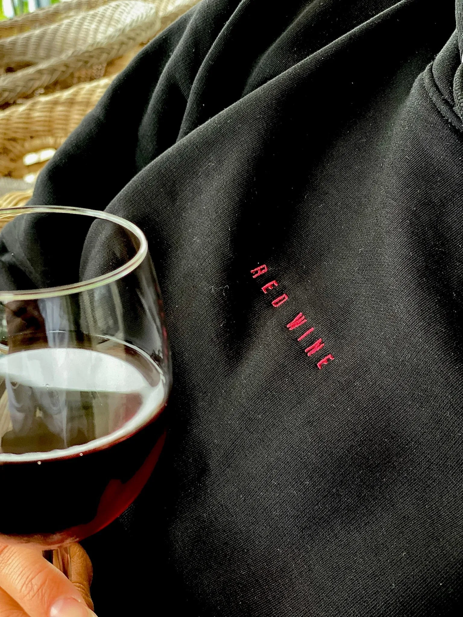 The Red Wine eco hoodie