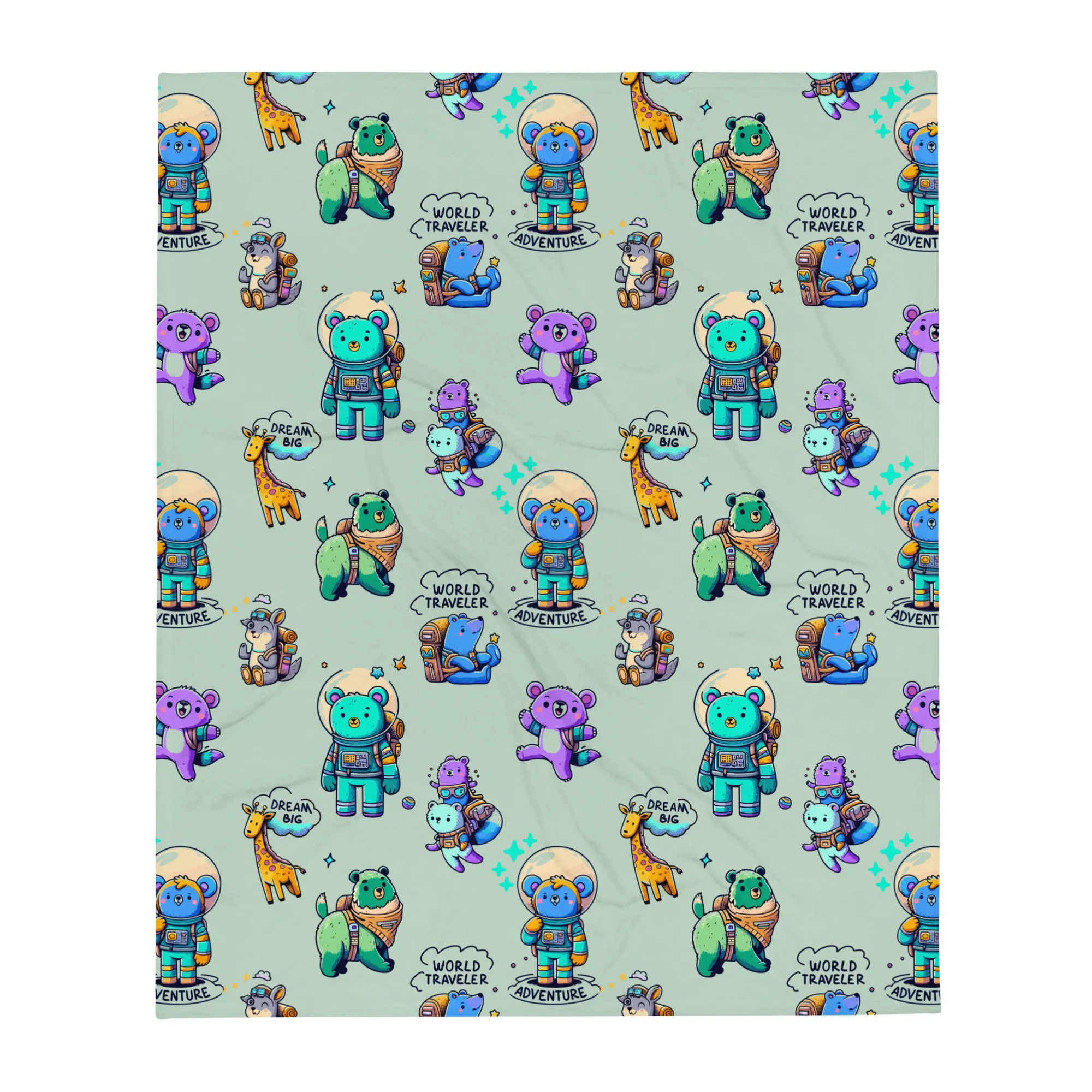 Throw Blanket Adventure Dream Bears