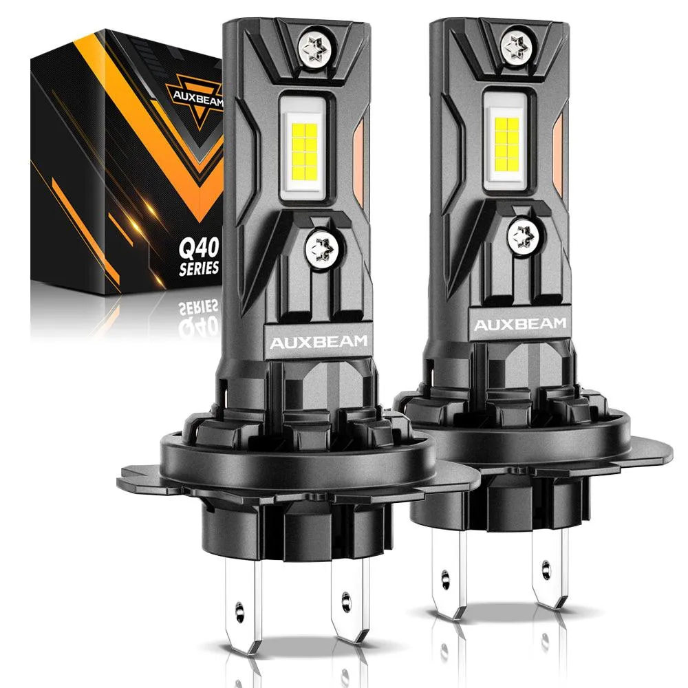 🆕Ultra-High Brightness Q40 Series 30000LM 120W LED Headlight Bulbs 6500K Cool White