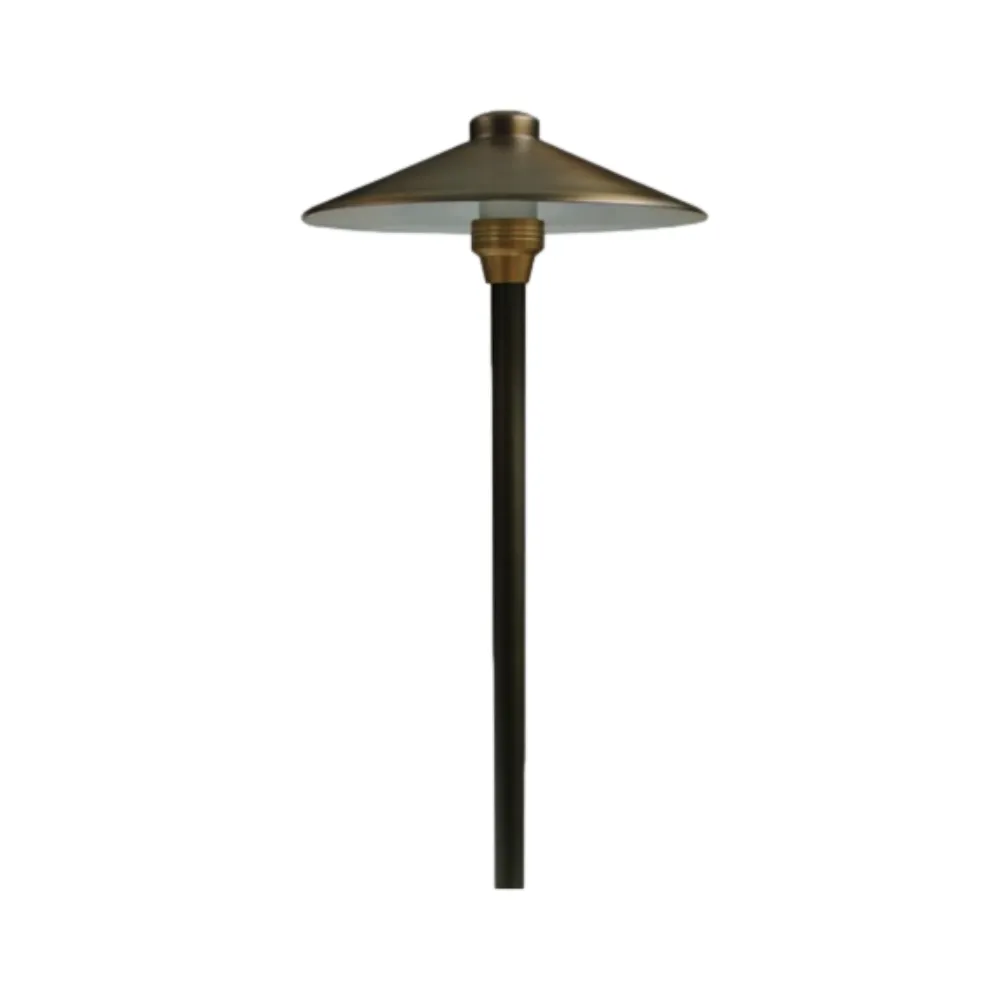 Unique - END-NL - Endeavor Path Light 60" Riser Brass Housing Weathered Brass Finish No Lamp