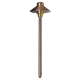 Unique Lighting Systems - Illuminator 6 12V Copper Path Light, No Lamp