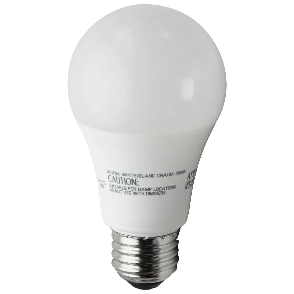 Utilitech 800 Lumen (9.5W) LED Light Bulb - White (LA800/830/LEDG2)