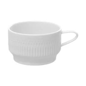 Vista Alegre 928633 Utopia Porcelain Stacking Coffee Cup, 7-1/2 oz., Case of 6