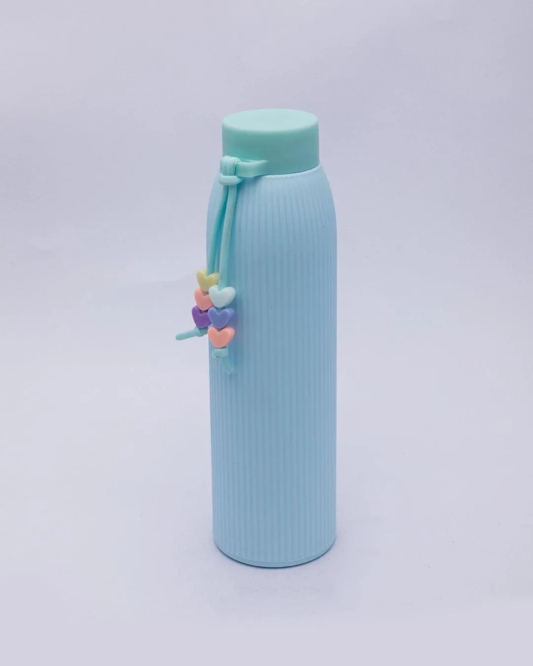 Water Bottle, for Home, Office, School, or Gym, Blue, Plastic & Glass, 310 mL