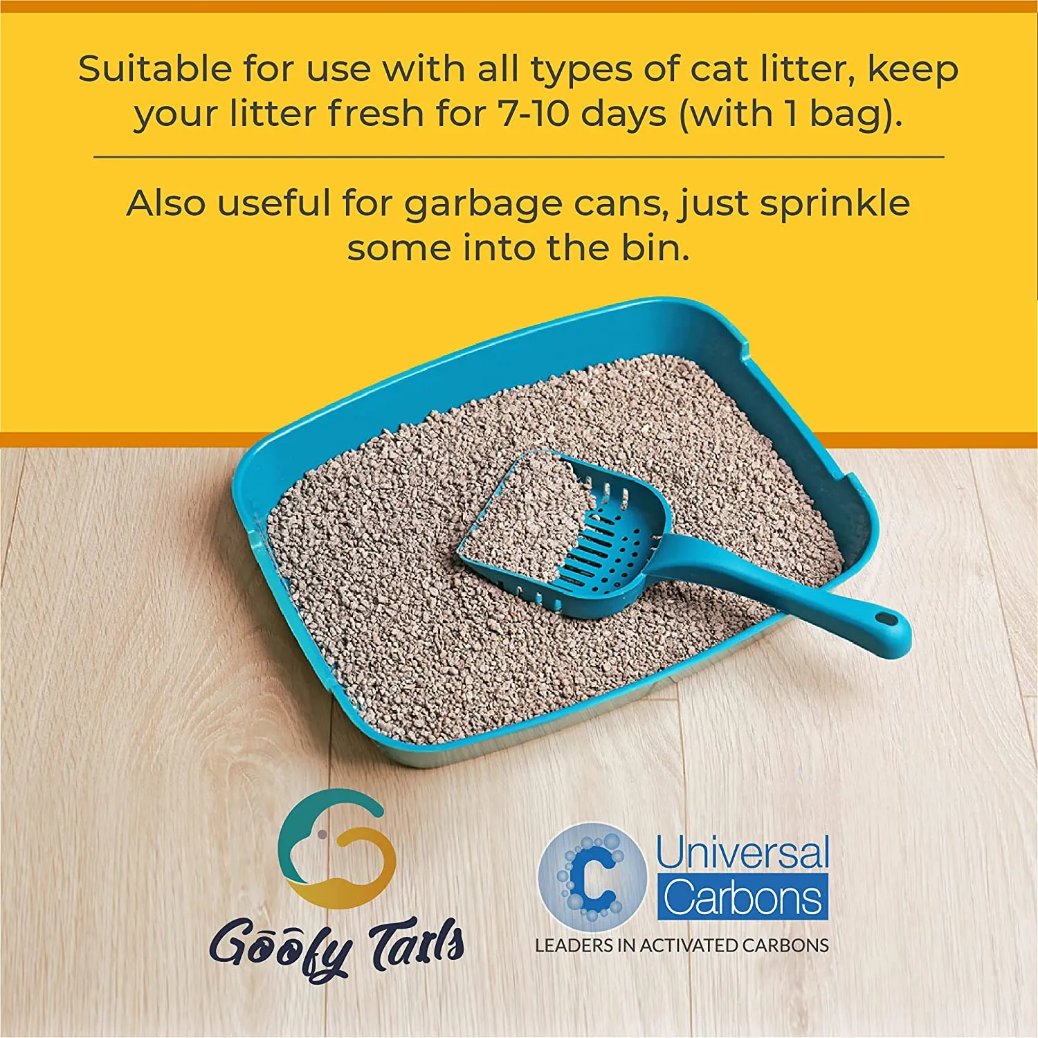 White Bentonite Unscented Cat Litter with Activated Litter Fresh