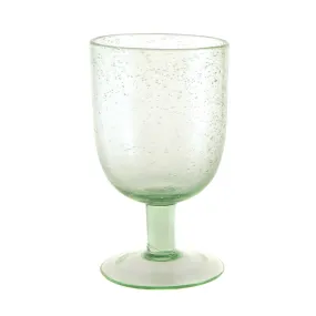 Wine Glass Bubble Green 350ml