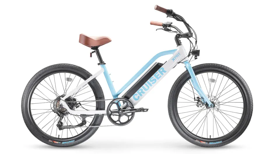 XPRIT Beach Cruiser Electric Bike