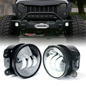 Xprite 4" LED Fog Light Jeep Wrangler JK (2007-2018) Explore Series