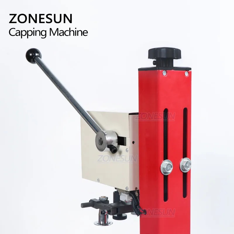 ZS-FKJ1035 10-35mm Semi-automatic Glass Vial Bottle Capper Flip off Bottle Crimper Metal Aluminum Caps Electric Capping Machine